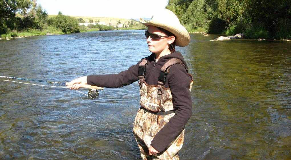 fly fishing river